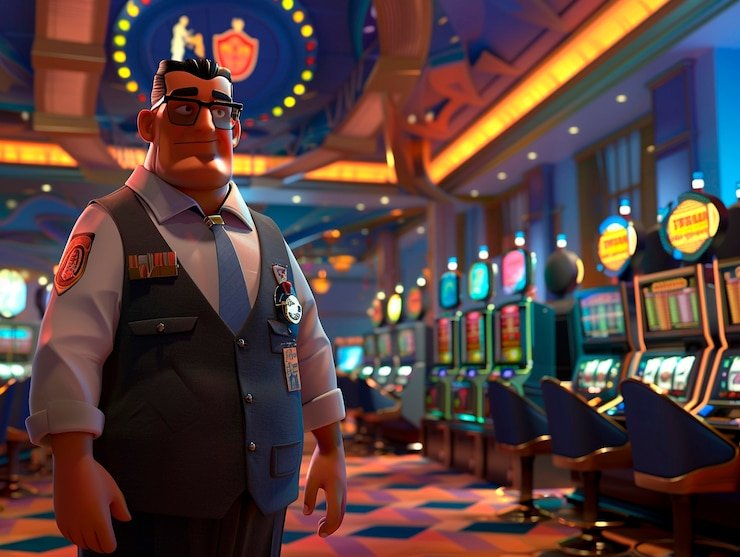 Antarmuka permainan Fortune Mouse di platform ong368 dengan grid simbol dan tombol taruhan